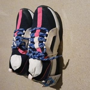 Zara, girls, navy/pink/white/royal blue, sneakers. Size 2.5